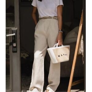 Reformation Mason Linen Pants
